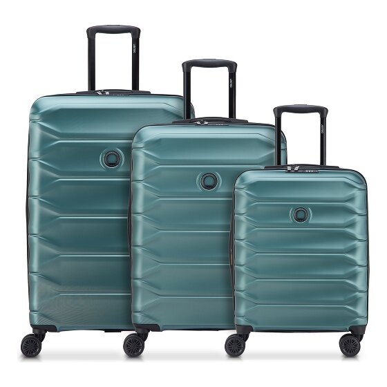 Delsey Paris Meteor 4 wheels Suitcase set 3-piece Expandable
