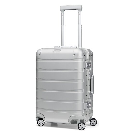 Redolz Pro Aluminum 4-wheel Cabin suitcase S, Aluminum, 55 cm