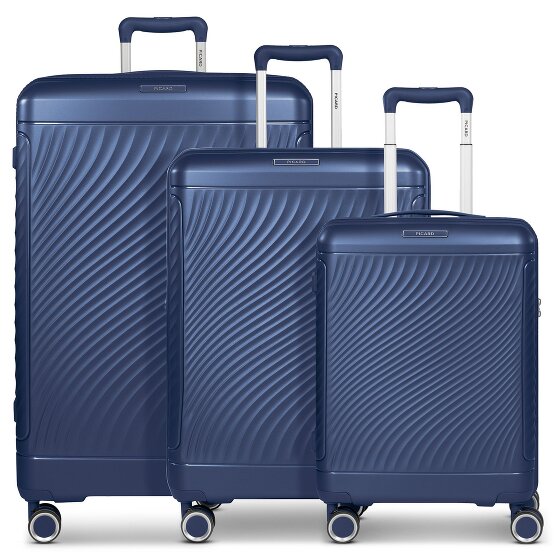 Picard Vienna 4 wheels Suitcase set 3-piece with expansion pleat