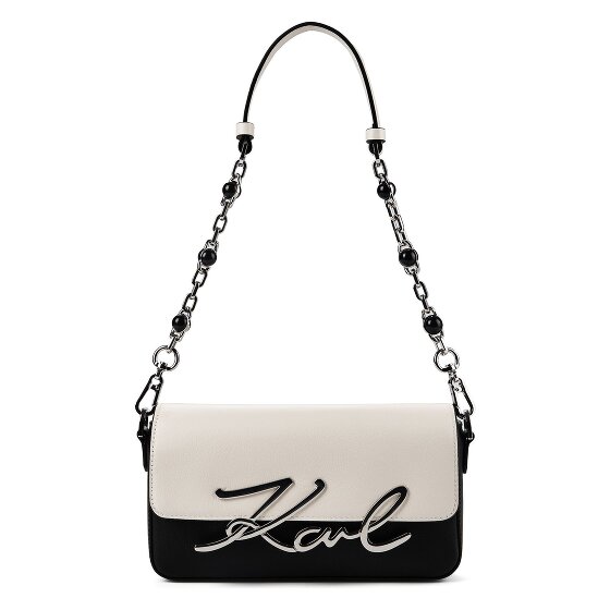 Karl Lagerfeld Signature 2.0 Shoulder Bag Genuine Leather 22 cm