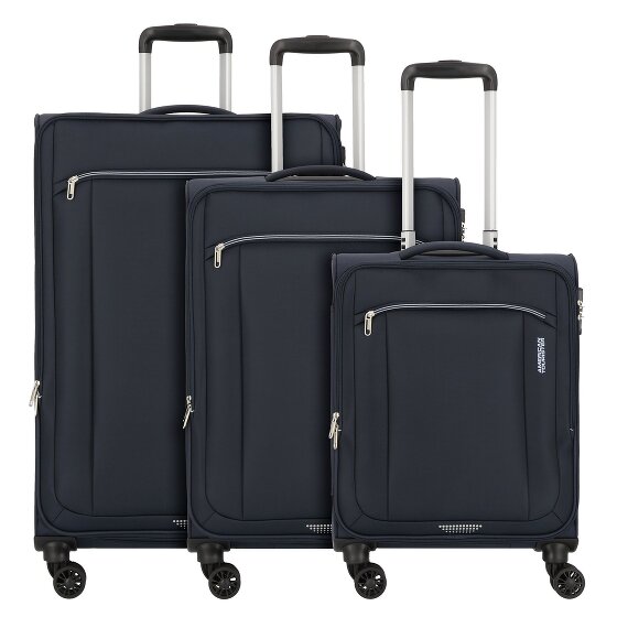 American Tourister Avantour 4 wheels Suitcase set 3-piece with expansion pleat