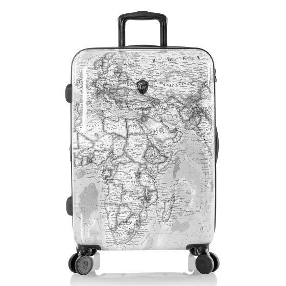 Heys Black Camo 4 wheels Trolley M 66 cm with expansion pleat