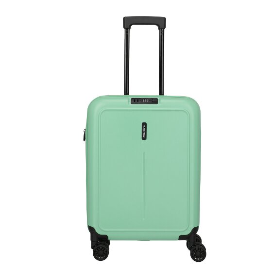 Travelite Basics foldable 4-wheel cabin trolley 55 cm with expansion pleat