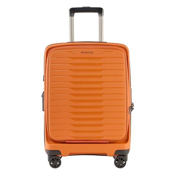 Stratic Novium 4 wheels Cabin trolley S 55 cm Laptop compartment with expansion pleat