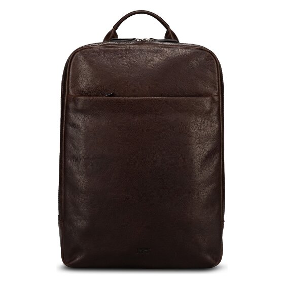 Jost Glasgow Daypack RFID protection Genuine Leather 44 cm Laptop compartment