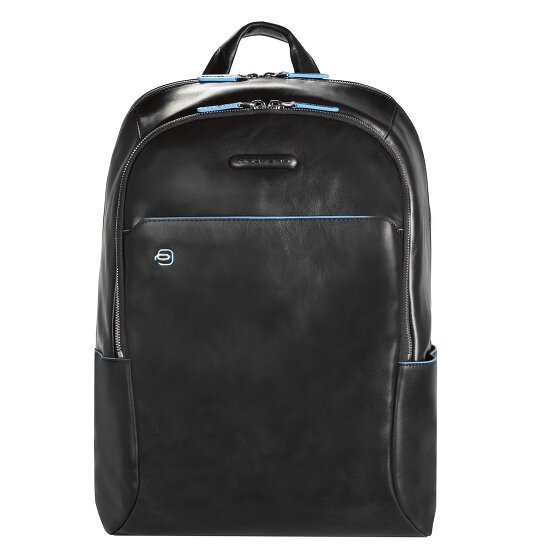 Piquadro Blue Square backpack leather 39 cm laptop compartment