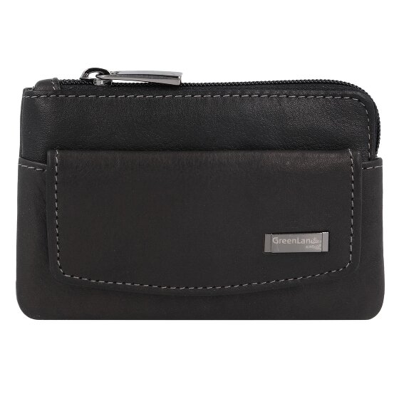 Greenland Nature Black Nappa Key Case RFID Leather 11.5 cm