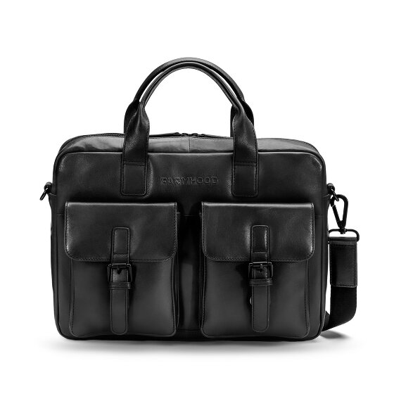 Farmhood Memphis Briefcase Leather 39 cm Laptop compartment