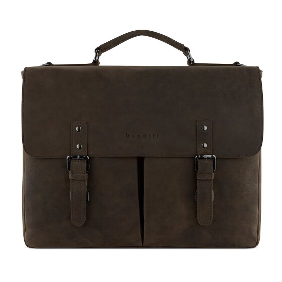 Bugatti Luca Briefcases Messenger Leather 39 cm Laptop compartment