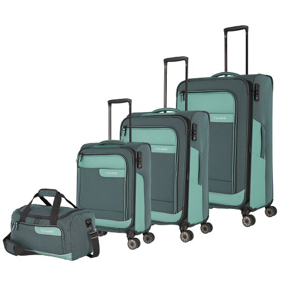 Travelite VIIA 4 Roll Suitcase Set 4pcs. Travelite VIIA 4 Roll Suitcase Set 4pcs.