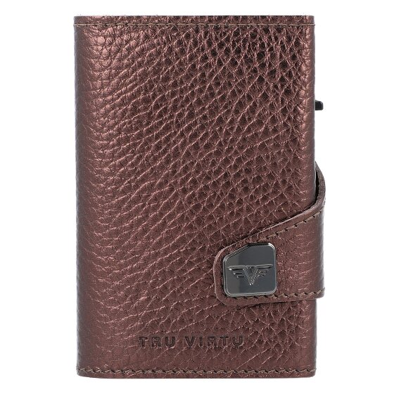Tru Virtu Click & Slide credit card case RFID leather 6.5 cm