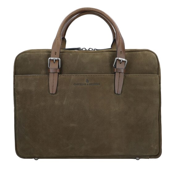 Castelijn & Beerens Nubuck Briefcase Leather 41 cm Laptop compartment