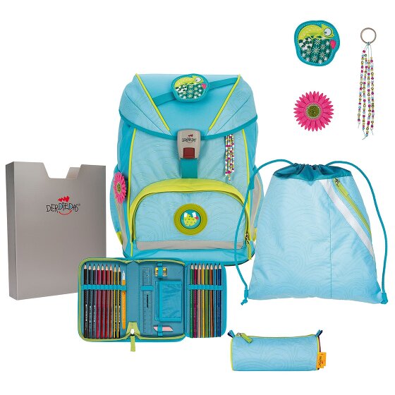 DerDieDas ErgoFlex LED school bag set 5pcs.