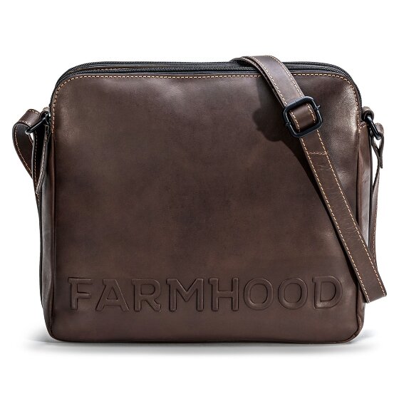 Farmhood Nashville XL shoulder bag 2 compartments leather 29 cm