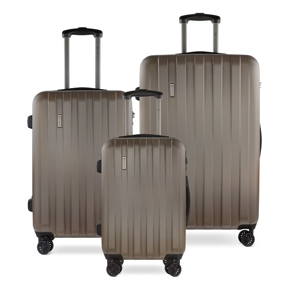 Bugatti Lima 2.0 FL 4-wheel suitcase set 3pcs with double wheels