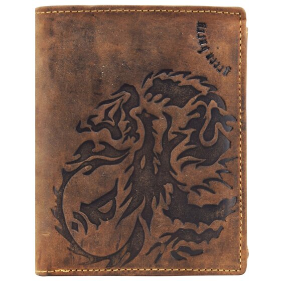 Greenburry Vintage Dragon wallet leather 10 cm