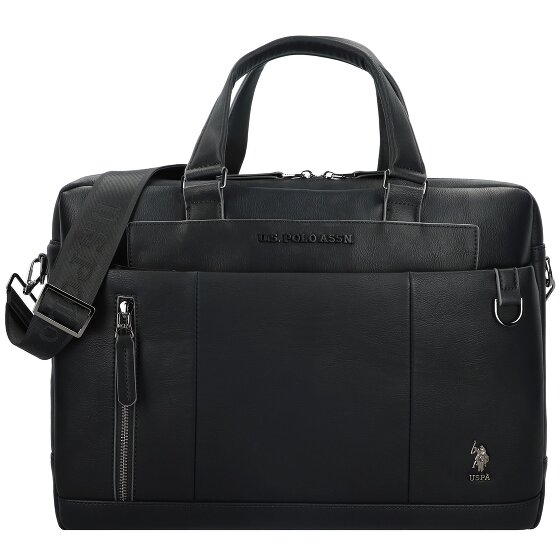 U.S. Polo Assn. Cambridge briefcase leather 45 cm laptop compartment