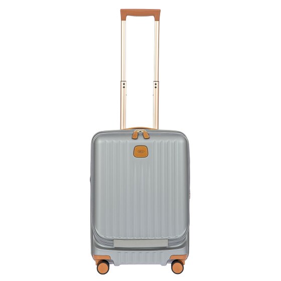 Bric's Capri 4 wheels Cabin trolley 55 cm Laptop compartment with expansion pleat