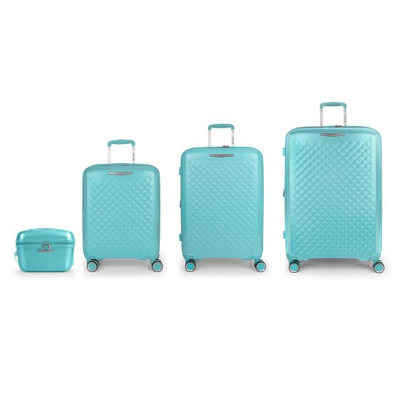 Gabol Queens 4 wheels Suitcase set 4-piece with expansion pleat Gabol Queens 4 wheels Suitcase set 4-piece with expansion pleat