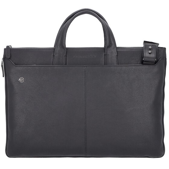 Piquadro Black Square laptop bag leather 47 cm