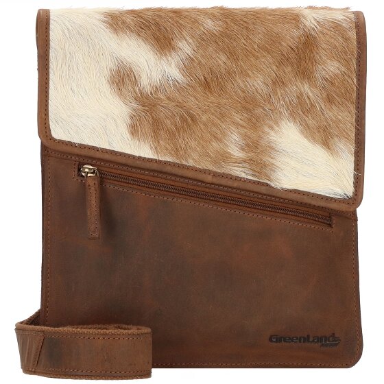 Greenland Nature Natural Combination shoulder bag leather 26 cm