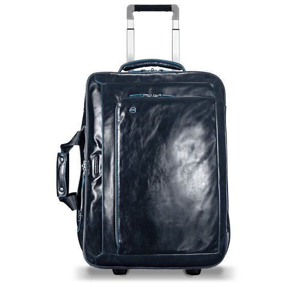 Piquadro Blue Square 2 Roll Business Trolley Leather 51 cm Laptop compartment