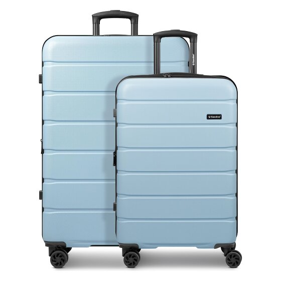 Saxoline Miami 4 wheels Suitcase set 2-piece with expansion pleat