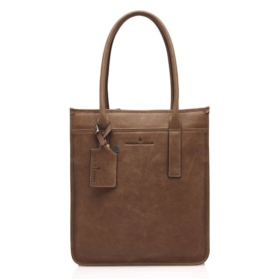 Castelijn & Beerens Carisma shoulder bag RFID leather 34 cm laptop compartment