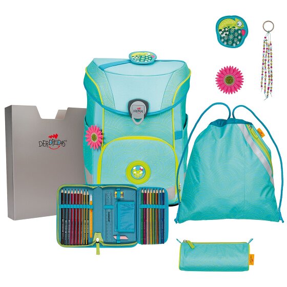 DerDieDas ErgoFlex Easy LED School bag set 5-piece