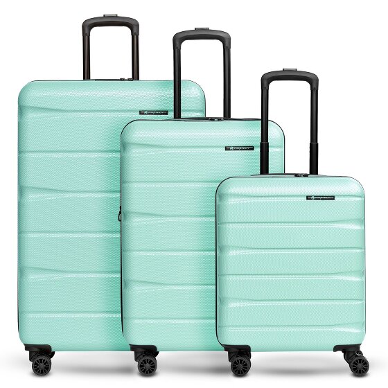Franky Munich 4.0 4-wheel suitcase set 3-piece with stretch fold