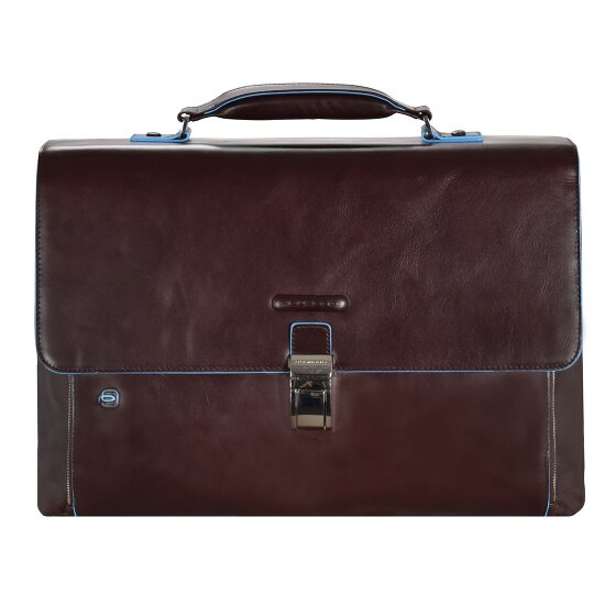 Piquadro Blue Square Briefcase II leather 40 cm laptop compartment