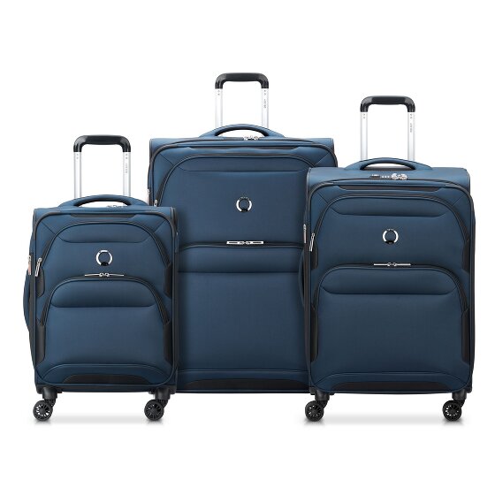 Delsey Paris Sky Max 2.0 4 wheels Suitcase set 3-piece with expansion pleat