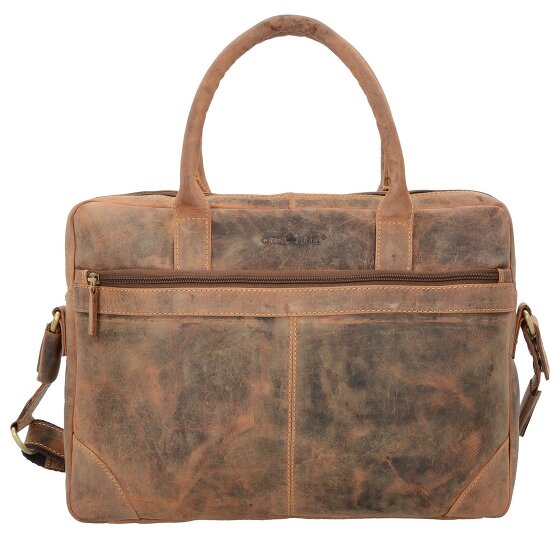 Greenburry Vintage briefcase leather 41 cm laptop compartment