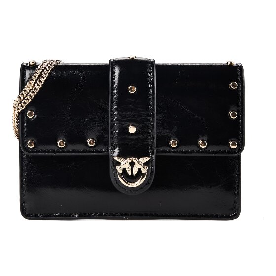 PINKO Love Pocket Studs Mini Bag Shoulder Bag Genuine Leather 13 cm