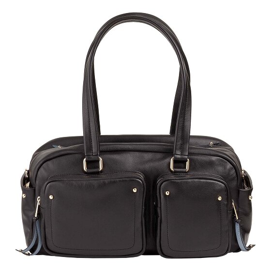 DuDu Pocket Shoulder Bag Genuine Leather 33 cm