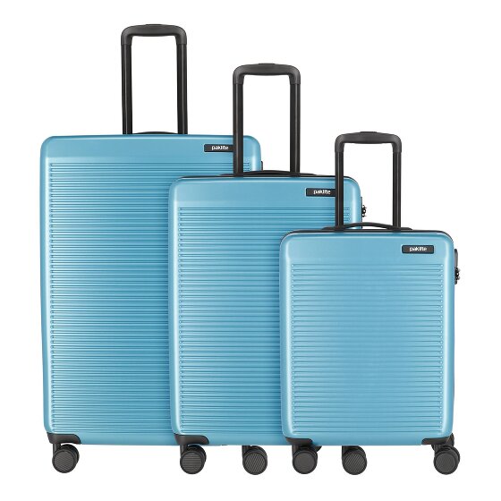 Paklite Sienna 4 wheels Suitcase set 3-piece