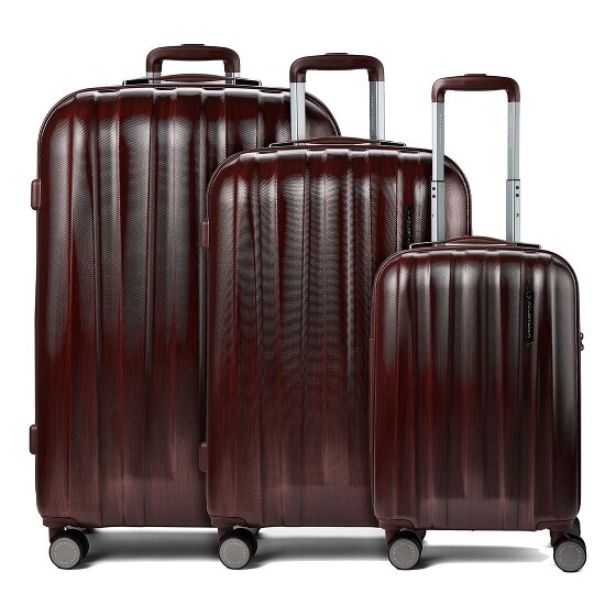 Polestream Moonrock 4 wheels Suitcase set 3-piece with expansion pleat