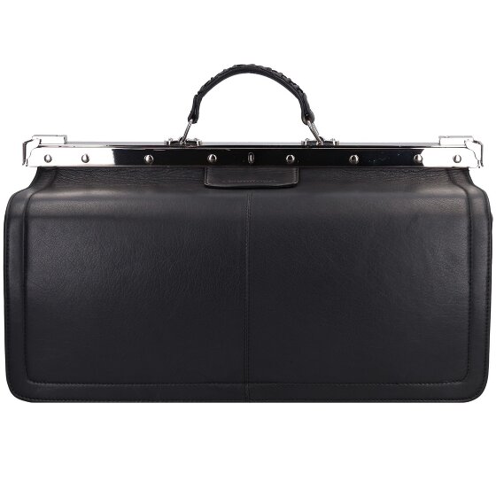 Greenland Nature Black Nappa doctor case leather 48 cm
