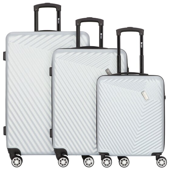 mano Don Carlo 4 Roll Suitcase Set 3pcs.