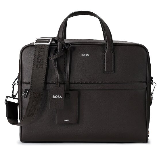 Boss Zair Briefcase Leather 40 cm Laptop compartment