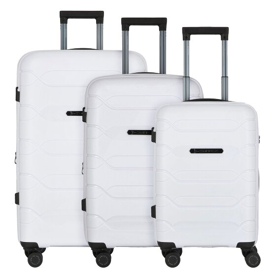 Polestream Strz by Asteroid 4 wheels Suitcase set 3-piece with expansion pleat