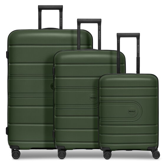 Redolz Essentials 11 4 wheels Suitcase set 3-piece with expansion pleat Redolz Essentials 11 4 wheels Suitcase set 3-piece with expansion pleat