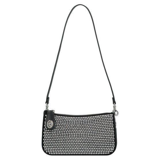 Coach Crystal Penn Shoulder Bag Leather 21 cm