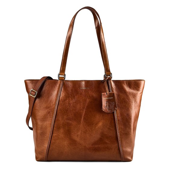 Burkely Fine Florence Shopper Bag Leather 37 cm Laptop compartment