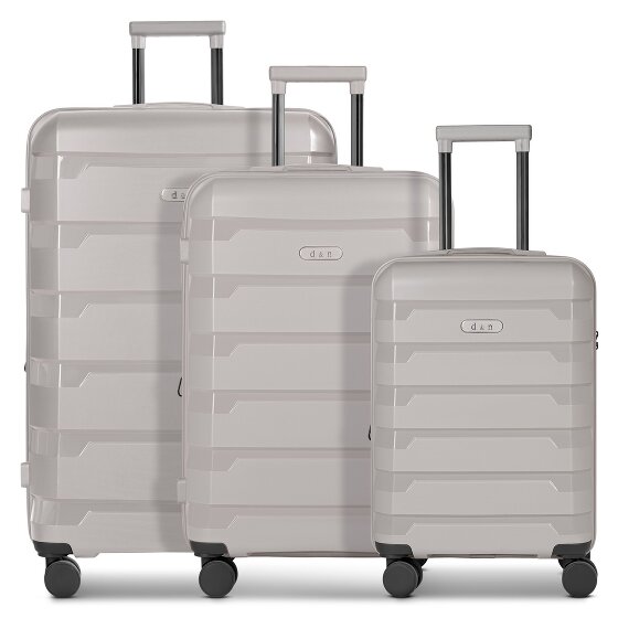 d&n South Dakota 4 wheels Suitcase set 3-piece with expansion pleat