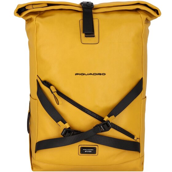 Piquadro Harper backpack leather 48 cm laptop compartment