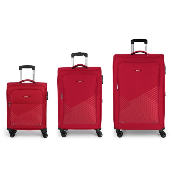 Gabol Juego 3 4 roll suitcase set 3pcs.