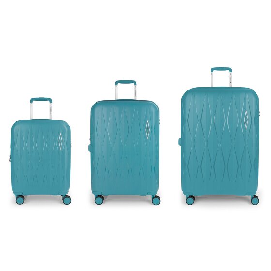 Gabol Infinity 4 wheels Suitcase set 3-piece with expansion pleat