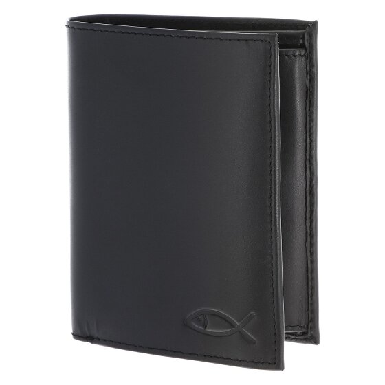 oxmox Leather Wallet RFID protection Genuine Leather 13 cm