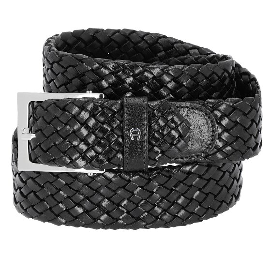 Aigner Business braided belt leather